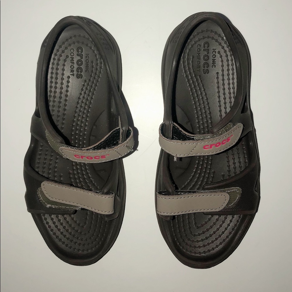 Boys Velcro Croc Sandals